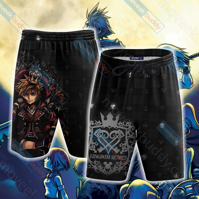 Kingdom-Hearts-Sora-3D-T-shirt-Tank-Top-Beach-Shorts-2