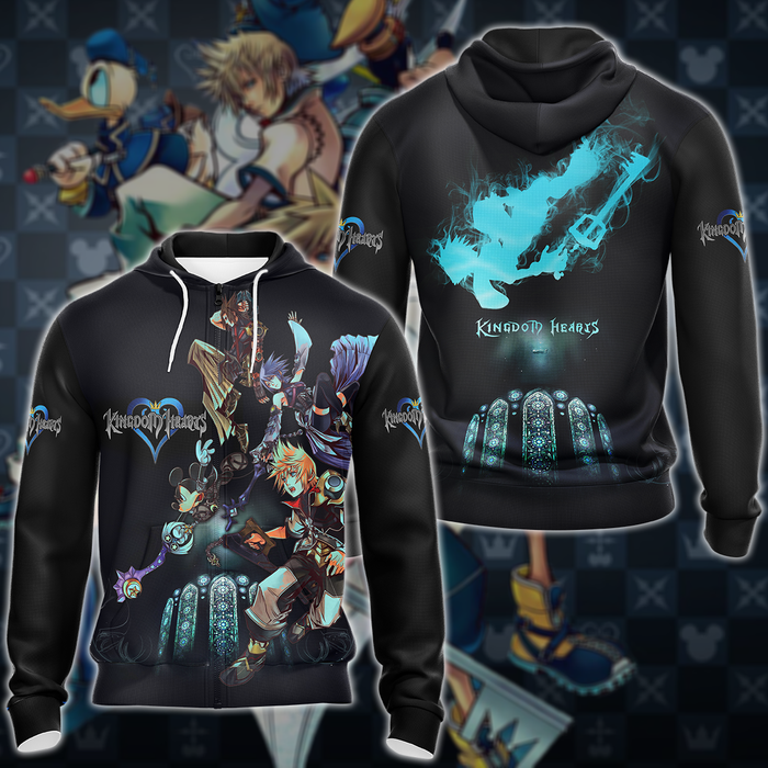 Kingdom-Hearts-Video-Game-3D-All-Over-Print-T-shirt-Tank-Top-Zip-Hoodie-Pullover-Hoodie-Hawaiian-Shirt-Beach-Shorts-Jogger-1