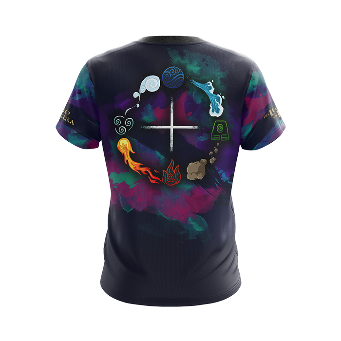 Legend-of-Korra-Four-Elements-Unisex-3D-T-shirt-2