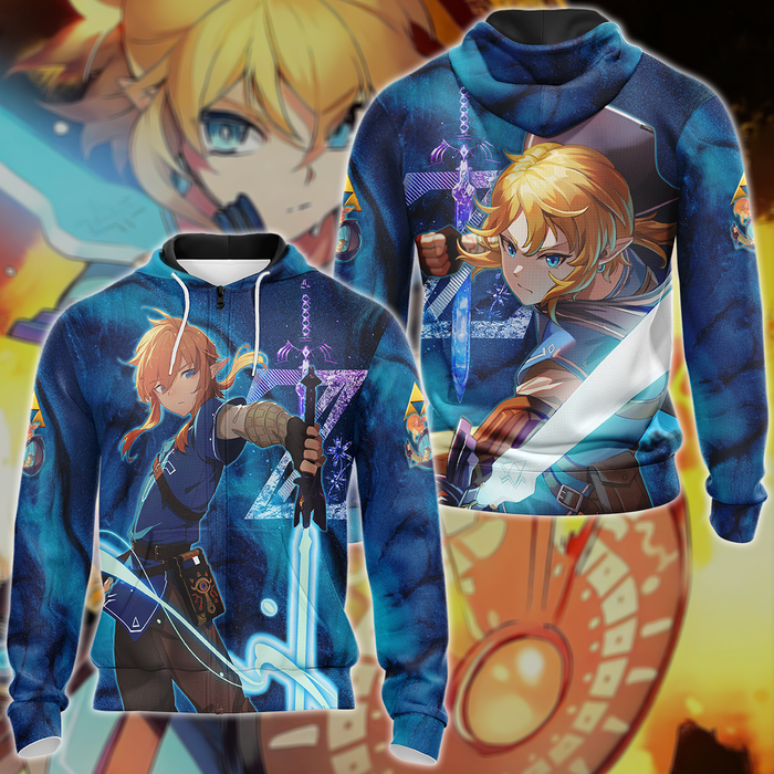 Link-Legend-of-Zelda-Video-Game-3D-All-Over-Print-T-shirt-Tank-Top-Zip-Hoodie-Pullover-Hoodie-Hawaiian-Shirt-Beach-Shorts-Jogger-1