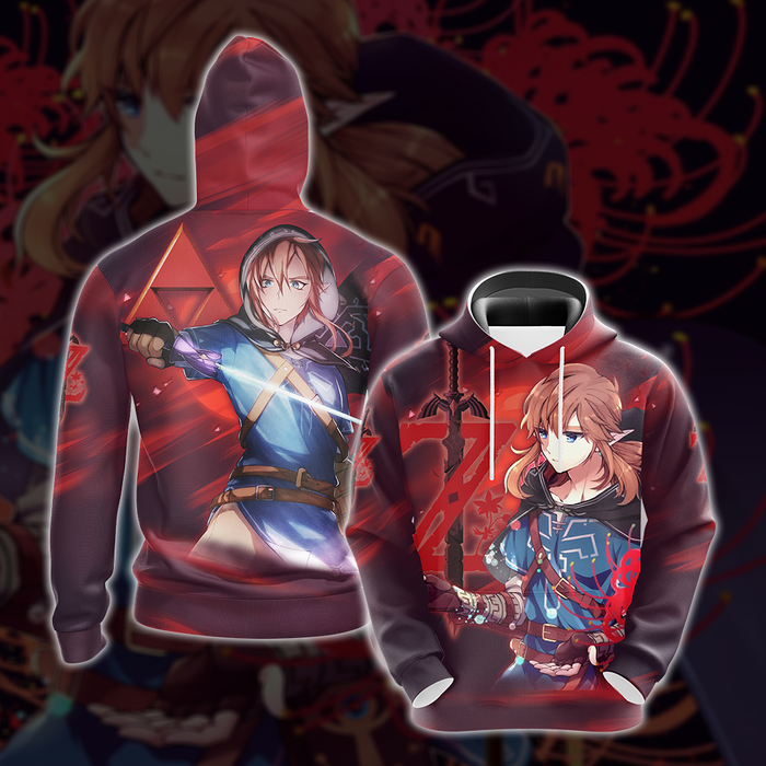 Link-The-Legend-of-Zelda-All-Over-Print-T-shirt-Tank-Top-Zip-Hoodie-Pullover-Hoodie-2
