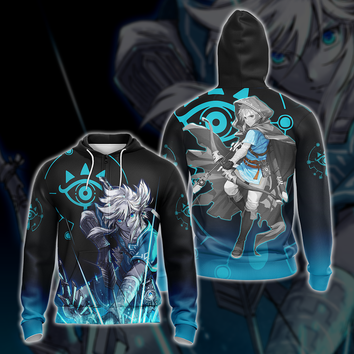 Link-The-Legend-of-Zelda-All-Over-Print-T-shirt-Zip-Hoodie-Pullover-Hoodie-1