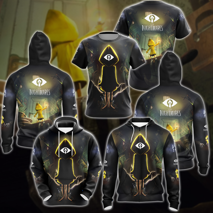 Little-Nightmares-Video-Game-3D-All-Over-Printed-T-shirt-Tank-Top-Zip-Hoodie-Pullover-Hoodie-Hawaiian-Shirt-Beach-Shorts-Jogger-1