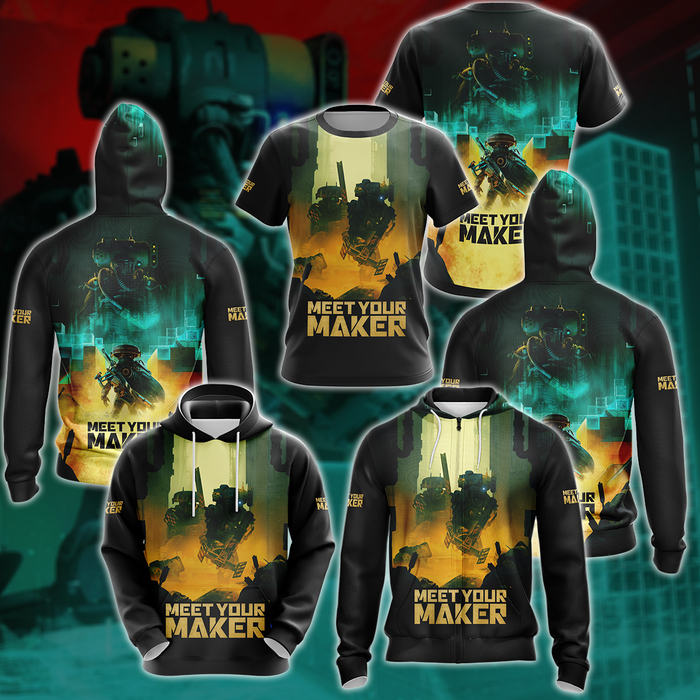 Meet-Your-Maker-Video-Game-3D-All-Over-Printed-T-shirt-Tank-Top-Zip-Hoodie-Pullover-Hoodie-Hawaiian-Shirt-Beach-Shorts-Jogger-1