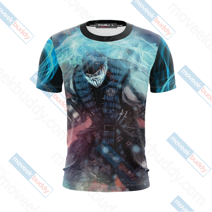 Mortal-Kombat-Sub-Zero-Unisex-3D-T-shirt-1