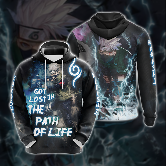 Naruto-Kakashi-Got-Lost-In-The-Path-Of-Life-Unisex-3D-T-shirt-Zip-Hoodie-Pullover-Hoodie-2