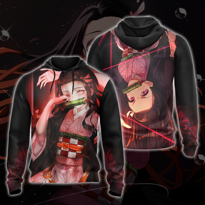 Nezuko-Demon-Slayer-All-Over-Print-T-shirt-Zip-Hoodie-Pullover-Hoodie-1