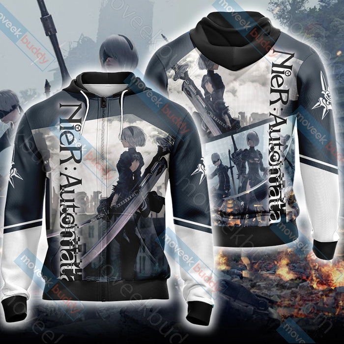 Nier-Automata-Unisex-3D-T-shirt-3