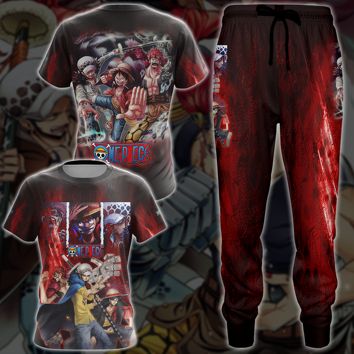 One-Piece-Luffy-Kid-Law-Anime-Manga-3D-All-Over-Print-T-shirt-Tank-Top-Zip-Hoodie-Pullover-Hoodie-Hawaiian-Shirt-Beach-Shorts-Jogger-3