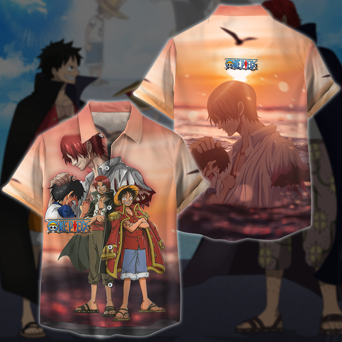 One-Piece-Luffy-x-Shanks-Anime-Manga-3D-All-Over-Print-T-shirt-Tank-Top-Zip-Hoodie-Pullover-Hoodie-Hawaiian-Shirt-Beach-Shorts-Jogger-3