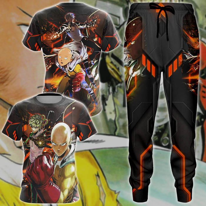 One-Punch-Man-Saitama-Genos-3D-All-Over-Print-T-shirt-Tank-Top-Zip-Hoodie-Pullover-Hoodie-Hawaiian-Shirt-Beach-Shorts-Jogger-2