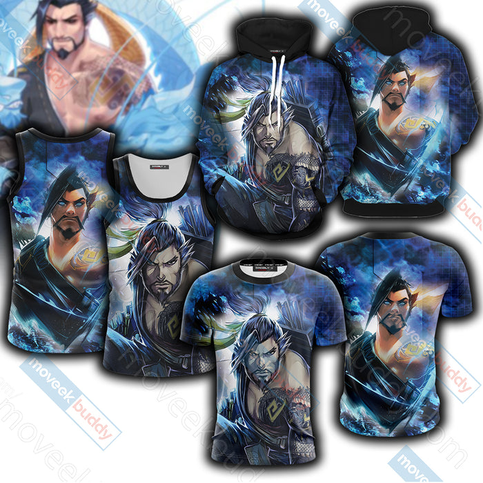 Overwatch-Hanzo-New-Version-Unisex-3D-T-shirt-3