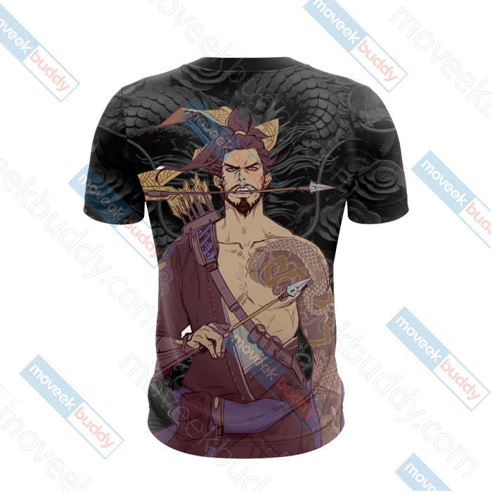Overwatch-Hanzo-Unisex-3D-T-shirt-2