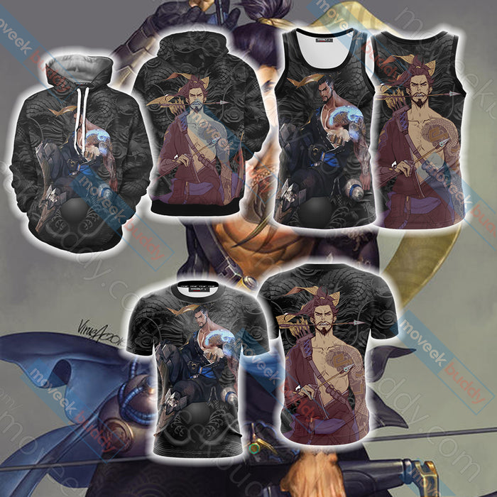 Overwatch-Hanzo-Unisex-3D-T-shirt-3
