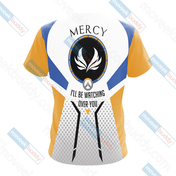 Overwatch-Mercy-Valkyrie-Unisex-3D-T-shirt-2