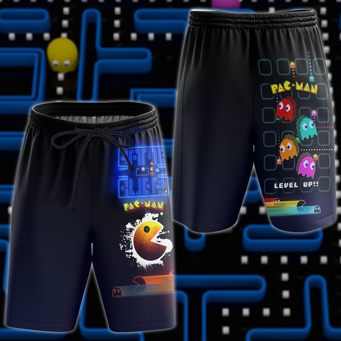 Pac-Man-Video-Game-3D-All-Over-Print-T-shirt-Tank-Top-Zip-Hoodie-Pullover-Hoodie-Hawaiian-Shirt-Beach-Shorts-Jogger-2