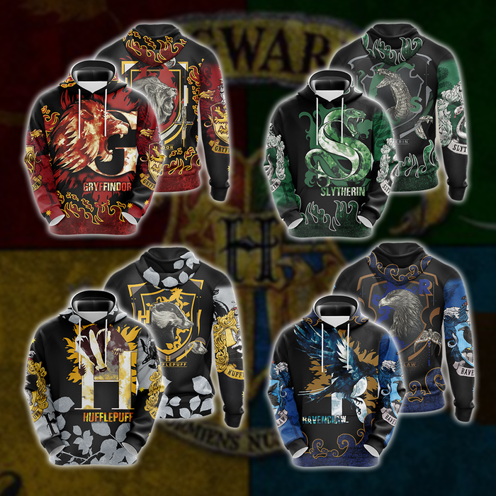 Personalized-Harry-Potter-Hogwarts-House-Gryffindor-Slytherin-Ravenclaw-Hufflepuff-T-shirt-Zip-Hoodie-Pullover-Hoodie-2
