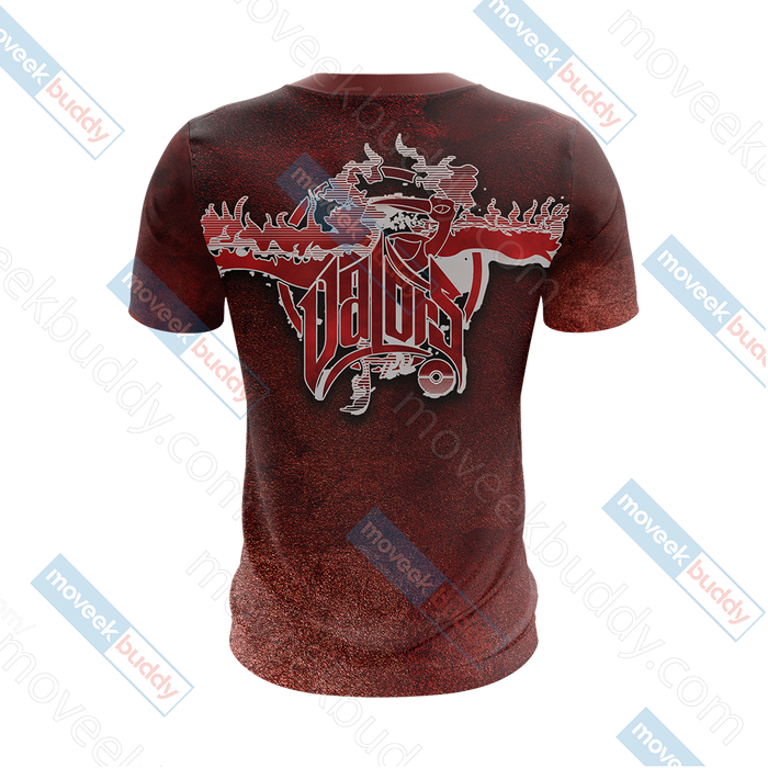 Pokemon-Go-House-Valor-The-Flame-In-the-Night-New-Unisex-3D-T-shirt-2