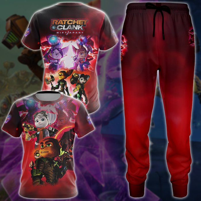 Ratchet-Clank-Rift-Apart-Video-Game-3D-All-Over-Printed-T-shirt-Tank-Top-Zip-Hoodie-Pullover-Hoodie-Hawaiian-Shirt-Beach-Shorts-Jogger-2