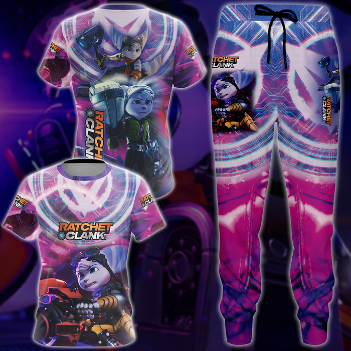 Ratchet-Clank-Video-Game-All-Over-Printed-T-shirt-Tank-Top-Zip-Hoodie-Pullover-Hoodie-Hawaiian-Shirt-Beach-Shorts-Joggers-2