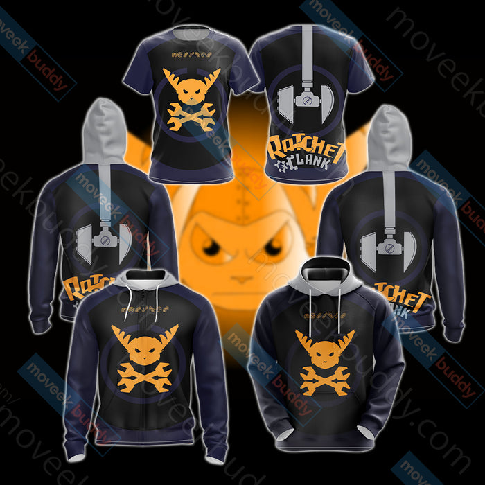 Ratchet-Clank-video-game-Unisex-3D-T-shirt-3