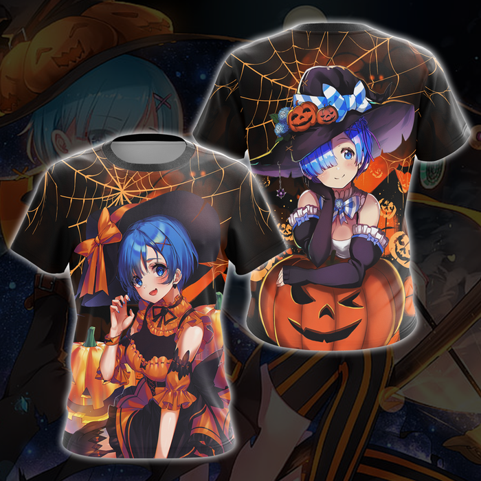 Rem-ReZero-Halloween-All-Over-Print-T-shirt-Zip-Hoodie-Pullover-Hoodie-1