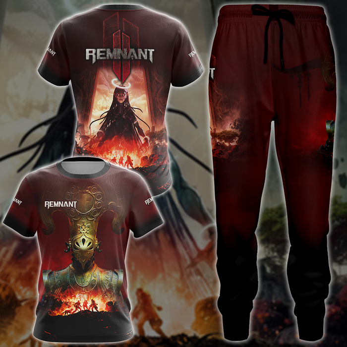Remnant-2-Video-Game-All-Over-T-shirt-Hoodie-Tank-Top-Hawaiian-Shirt-Beach-Shorts-Joggers-2