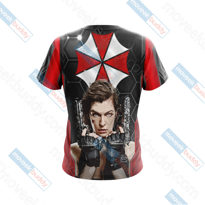 Resident-Evil-Alice-Unisex-3D-T-shirt-2