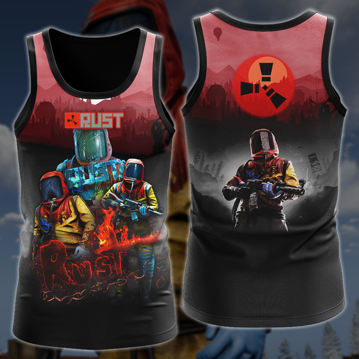 Rust-Video-Game-3D-All-Over-Printed-T-shirt-Tank-Top-Zip-Hoodie-Pullover-Hoodie-Hawaiian-Shirt-Beach-Shorts-Jogger-1