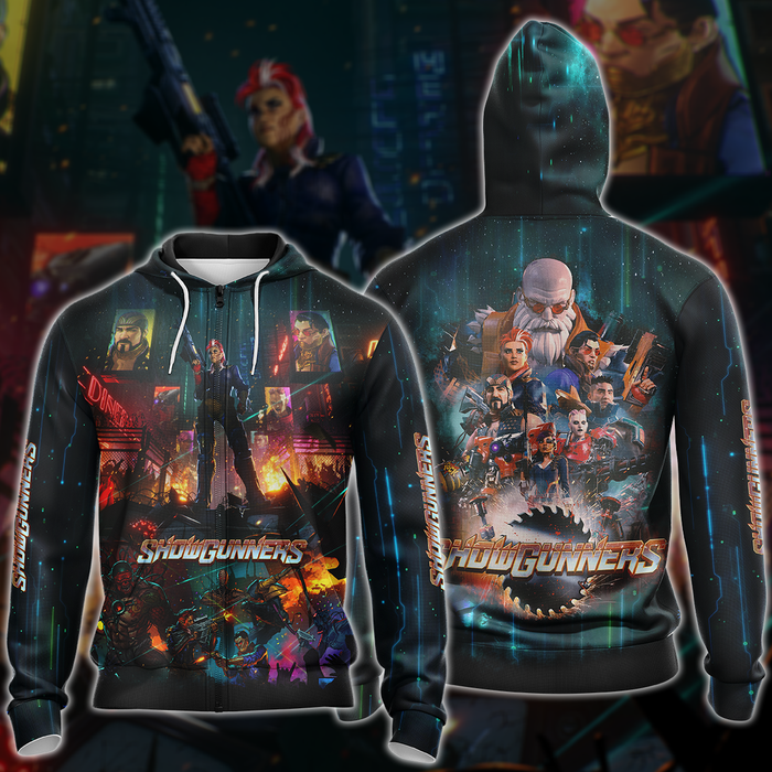 Showgunners-Video-Game-3D-All-Over-Printed-T-shirt-Tank-Top-Zip-Hoodie-Pullover-Hoodie-Hawaiian-Shirt-Beach-Shorts-Jogger-3