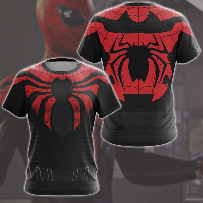 Spider-Man-2-Peter-Parker-Superior-Suit-Cosplay-Video-Game-All-Over-Printed-T-shirt-Tank-Top-Zip-Hoodie-Pullover-Hoodie-Hawaiian-Shirt-Beach-Shorts-Joggers-2