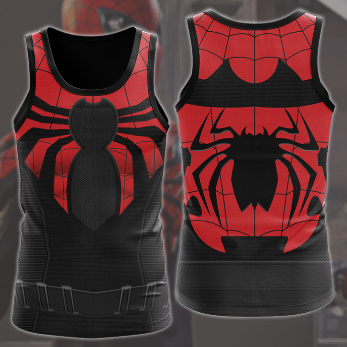 Spider-Man-2-Peter-Parker-Superior-Suit-Cosplay-Video-Game-All-Over-Printed-T-shirt-Tank-Top-Zip-Hoodie-Pullover-Hoodie-Hawaiian-Shirt-Beach-Shorts-Joggers-3