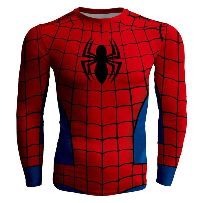 Spider-Man-Long-Sleeve-Compression-T-shirt-1