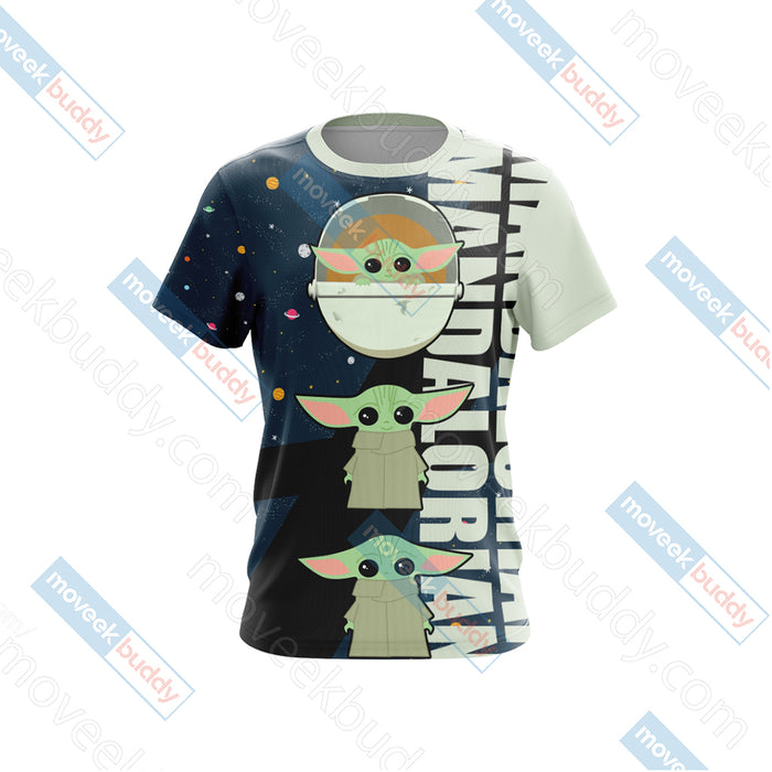 Star-Wars-The-Mandalorian-The-Child-Cartoon-Unisex-3D-T-shirt-1