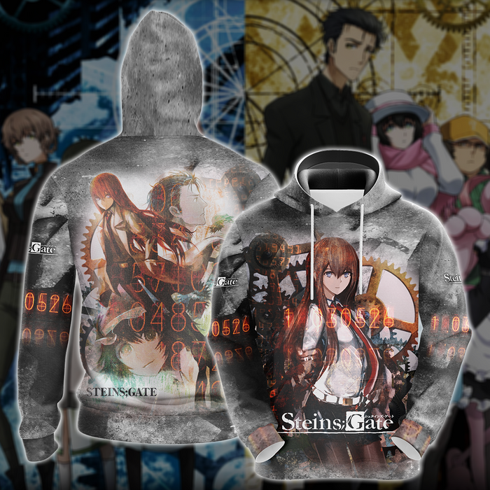SteinsGate-Anime-All-Over-T-shirt-Hoodie-Tank-Top-Hawaiian-Shirt-Beach-Shorts-Joggers-2