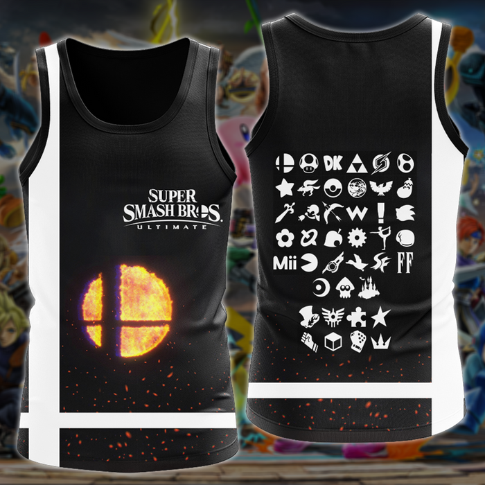 Super-Smash-Bros.-Ultimate-Video-Game-All-Over-Printed-T-shirt-Tank-Top-Zip-Hoodie-Pullover-Hoodie-Hawaiian-Shirt-Beach-Shorts-Joggers-1