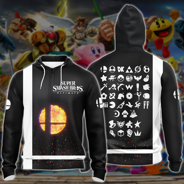 Super-Smash-Bros.-Ultimate-Video-Game-All-Over-Printed-T-shirt-Tank-Top-Zip-Hoodie-Pullover-Hoodie-Hawaiian-Shirt-Beach-Shorts-Joggers-3
