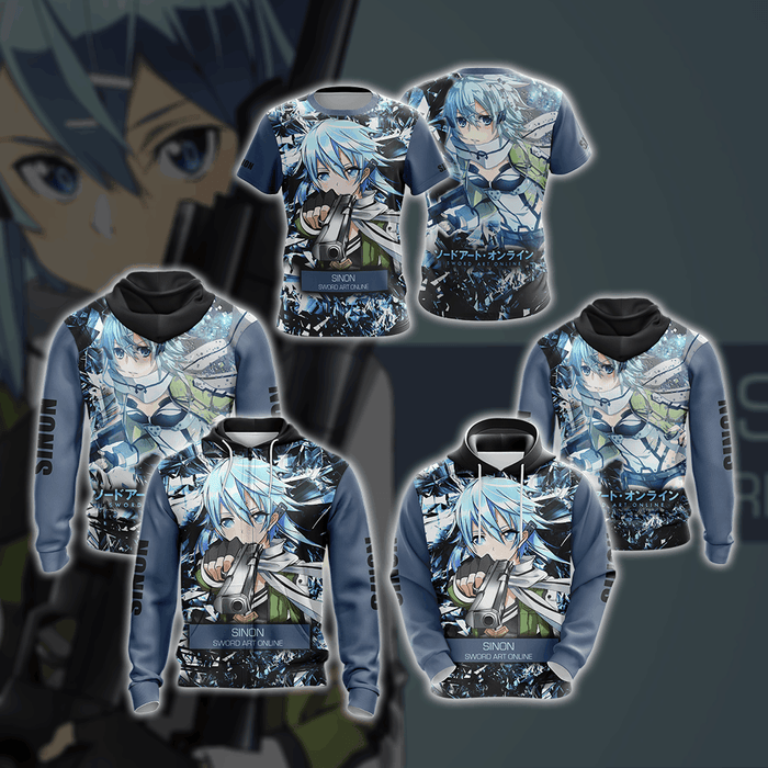Sword-Art-Online-Sinon-New-Style-Unisex-3D-T-shirt-3