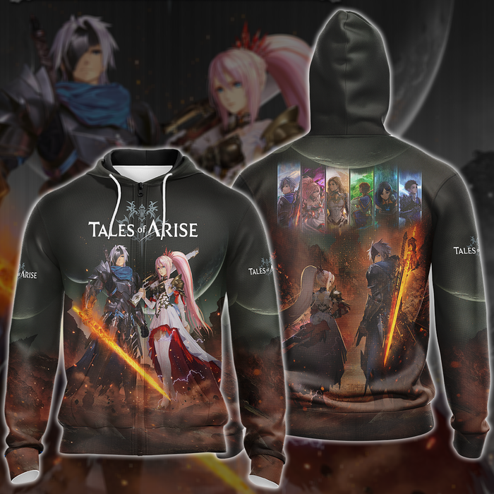 Tales-of-Arise-Video-Game-3D-All-Over-Printed-T-shirt-Tank-Top-Zip-Hoodie-Pullover-Hoodie-Hawaiian-Shirt-Beach-Shorts-Jogger-3