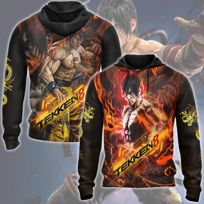 Tekken-8-Law-Video-Game-All-Over-Printed-T-shirt-Tank-Top-Zip-Hoodie-Pullover-Hoodie-Hawaiian-Shirt-Beach-Shorts-Joggers-1
