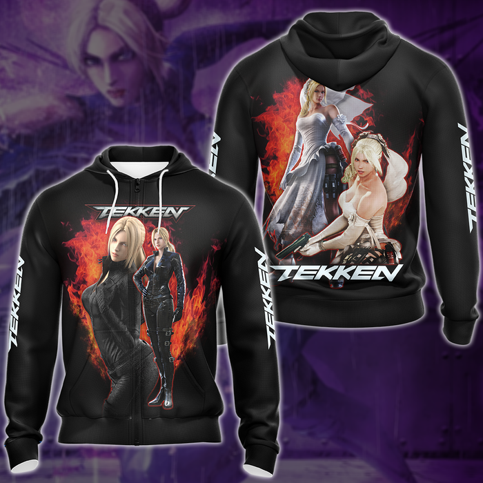 Tekken-Nina-Williams-Video-Game-3D-All-Over-Print-T-shirt-Tank-Top-Zip-Hoodie-Pullover-Hoodie-Hawaiian-Shirt-Beach-Shorts-Jogger-1