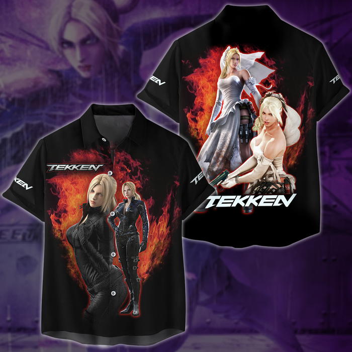 Tekken-Nina-Williams-Video-Game-3D-All-Over-Print-T-shirt-Tank-Top-Zip-Hoodie-Pullover-Hoodie-Hawaiian-Shirt-Beach-Shorts-Jogger-3