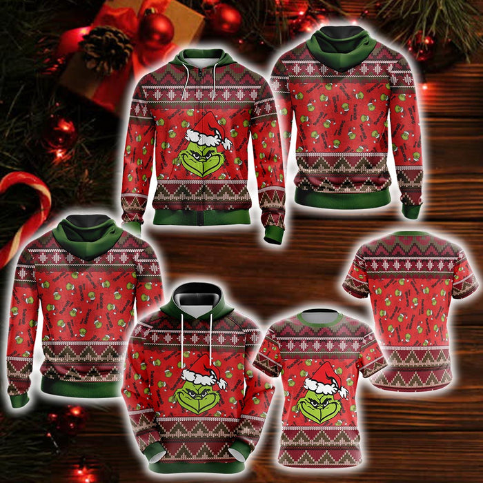 The-Grinch-Christmas-Unisex-3D-T-shirt-3