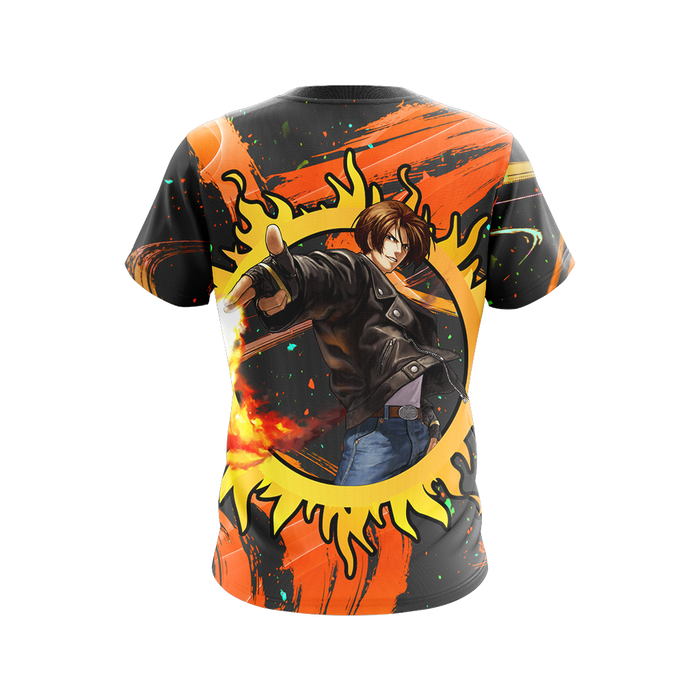 The-King-of-Fighters-Kyo-Kusanagi-Unisex-3D-T-shirt-2
