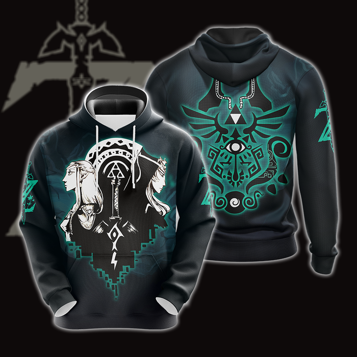 and Skyward Sword Symbols Unisex 3D T-shirt Zip Hoodie Pullover Hoodie and Skyward Sword Symbols Unisex 3D T-shirt Zip Hoodie Pullover Hoodie