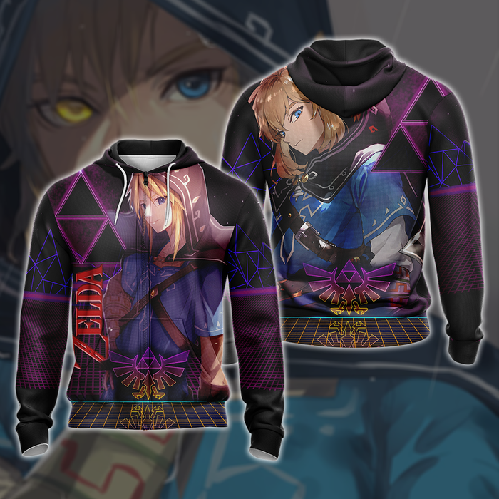 The-legend-of-Zelda-All-Over-Print-T-shirt-Zip-Hoodie-Pullover-Hoodie-1