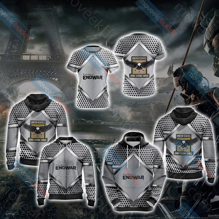 Tom-Clancys-EndWar-Joint-Strike-Force-Unisex-3D-T-shirt-3