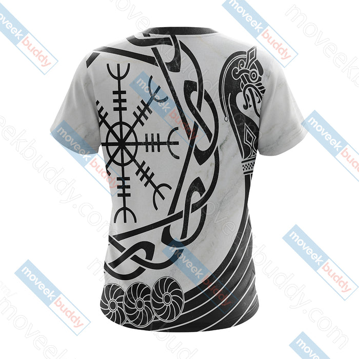 Vikings-Vegvisir-symbol-Unisex-3D-T-shirt-2