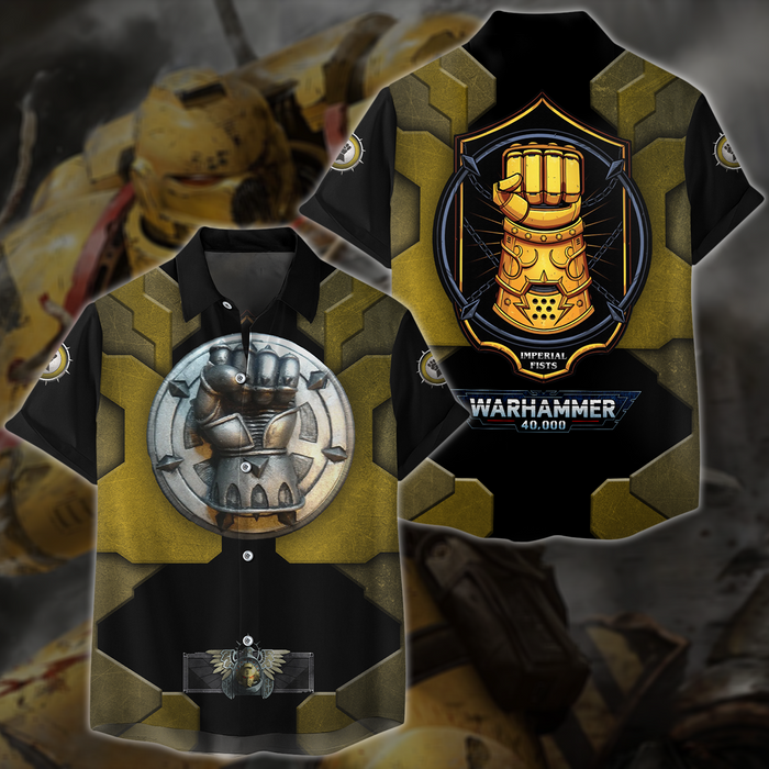 Warhammer-40K-Imperial-Fists-Video-Game-All-Over-T-shirt-Hoodie-Tank-Top-Hawaiian-Shirt-Beach-Shorts-Joggers-1