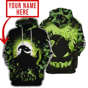 100K Sold Oogie Boogie The Nightmare Before Christmas Custom Name 3D Hoodie